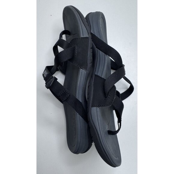 Teva Ascona Flip Flop Slide Sandals in Black Size 9 - Picture 5 of 7